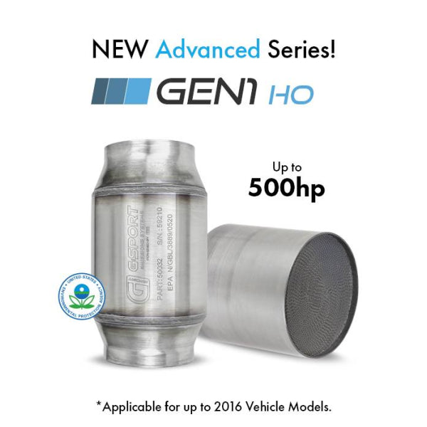 GESI G-Sport 300 CPSI Gen 1 High-Flow Catalytic Converter