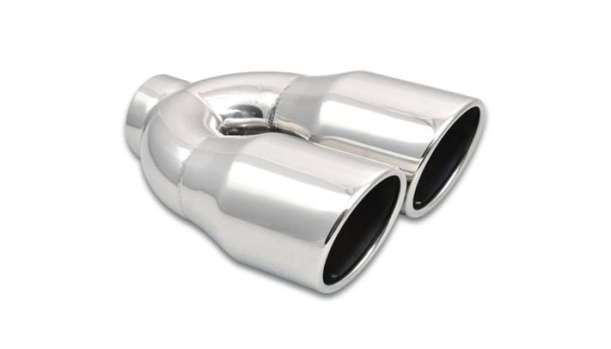 1326 Dual Outlet Exhaust Tip, 304 Stainless Steel