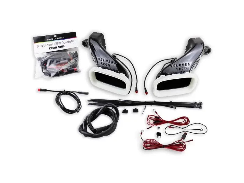Big Mouth Ram Air Intake Snorkel with RGBW Lighting