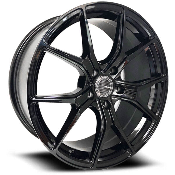 V531 17x7.5 +38 5x4.5 Black Cast Aluminum Wheel