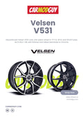 V531 17x7.5 +38 5x4.5 Black Cast Aluminum Wheel