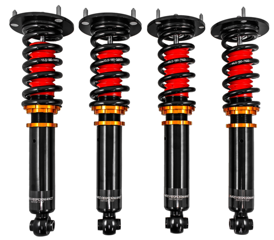 Monotube Coilover System with 32 Levels Adjustment