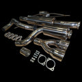 Malian 3-Inch Catback Exhaust System with Twin 4-Inch Tips