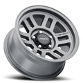 Manx 2 Overland 17x9 Satin Gray Wheel