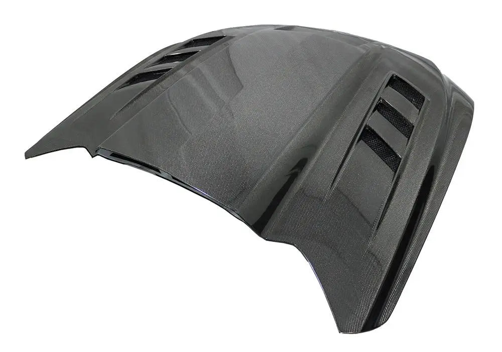 Terminator Style Double-Sided Carbon Fiber Hood