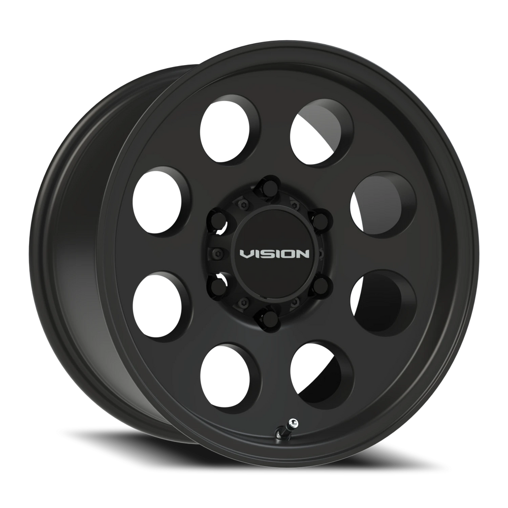 56 Midway Satin Black Wheel, 16x8, 6x139.7, 0mm Offset