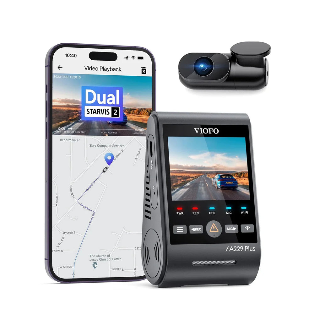 A229 Plus 2K Dual Channel Dash Camera System