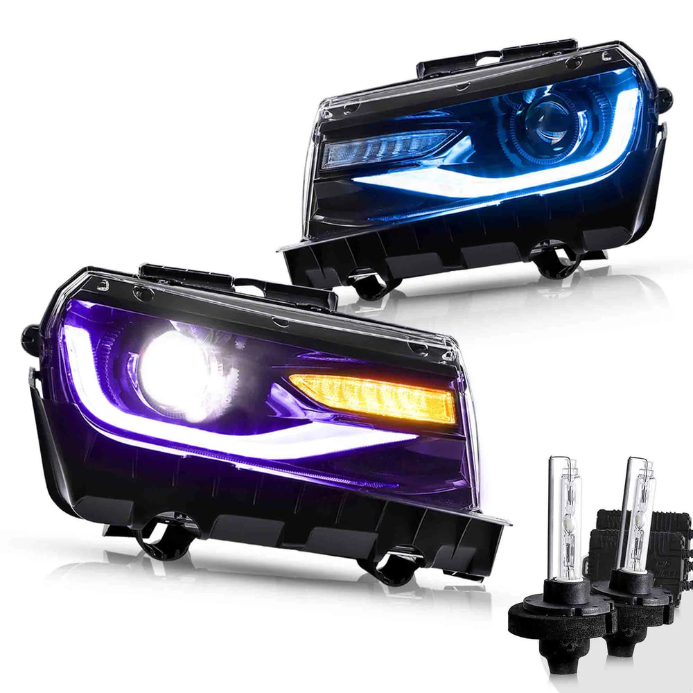LED Projector Headlights w/ DRL Sequential Turn Signals