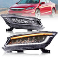 Full LED Headlight Pair w/ Sequential Turn Signals