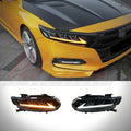 Projector LED Headlight Assembly with Sequential Turn Signals