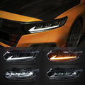 Projector LED Headlight Assembly with Sequential Turn Signals