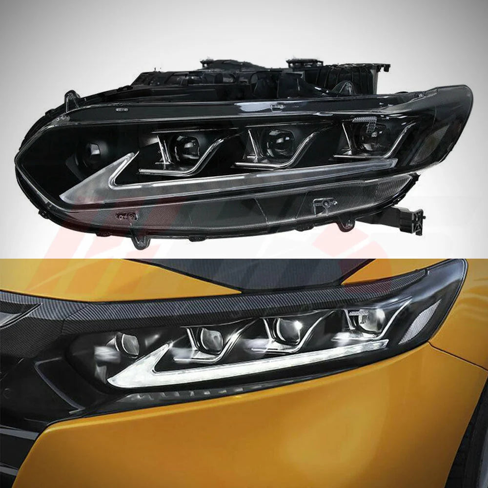 Projector LED Headlight Assembly with Sequential Turn Signals