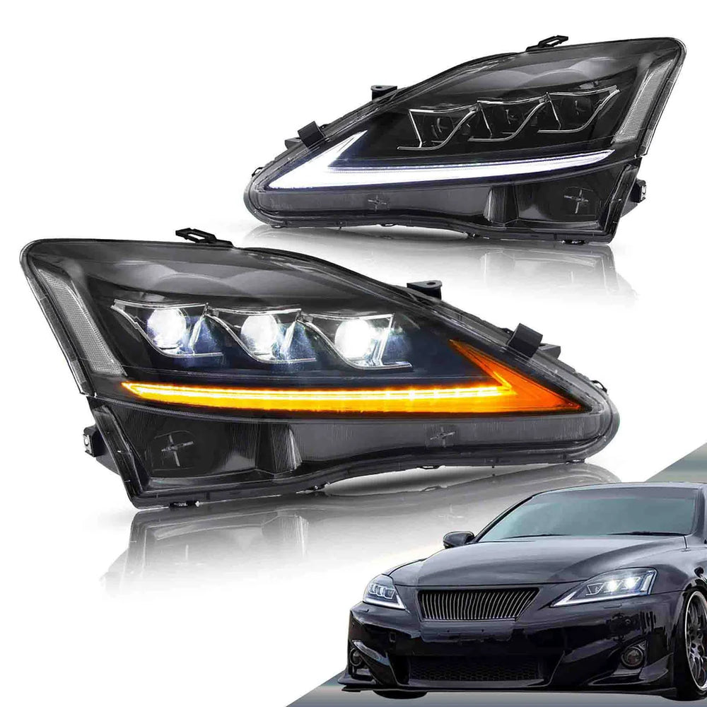 LED Headlight Assembly, Sequential Turn Indicators