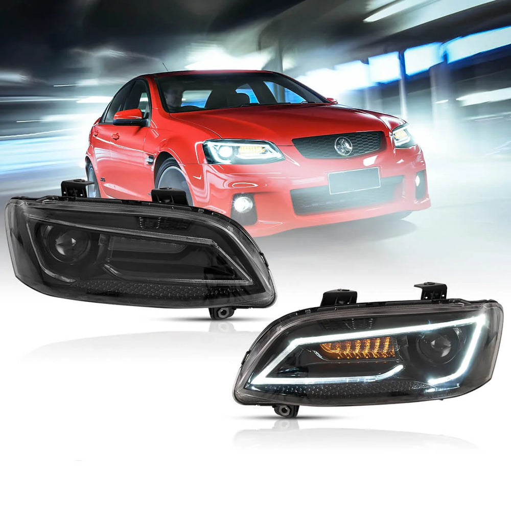 Dual Projector Headlights, Black Housing