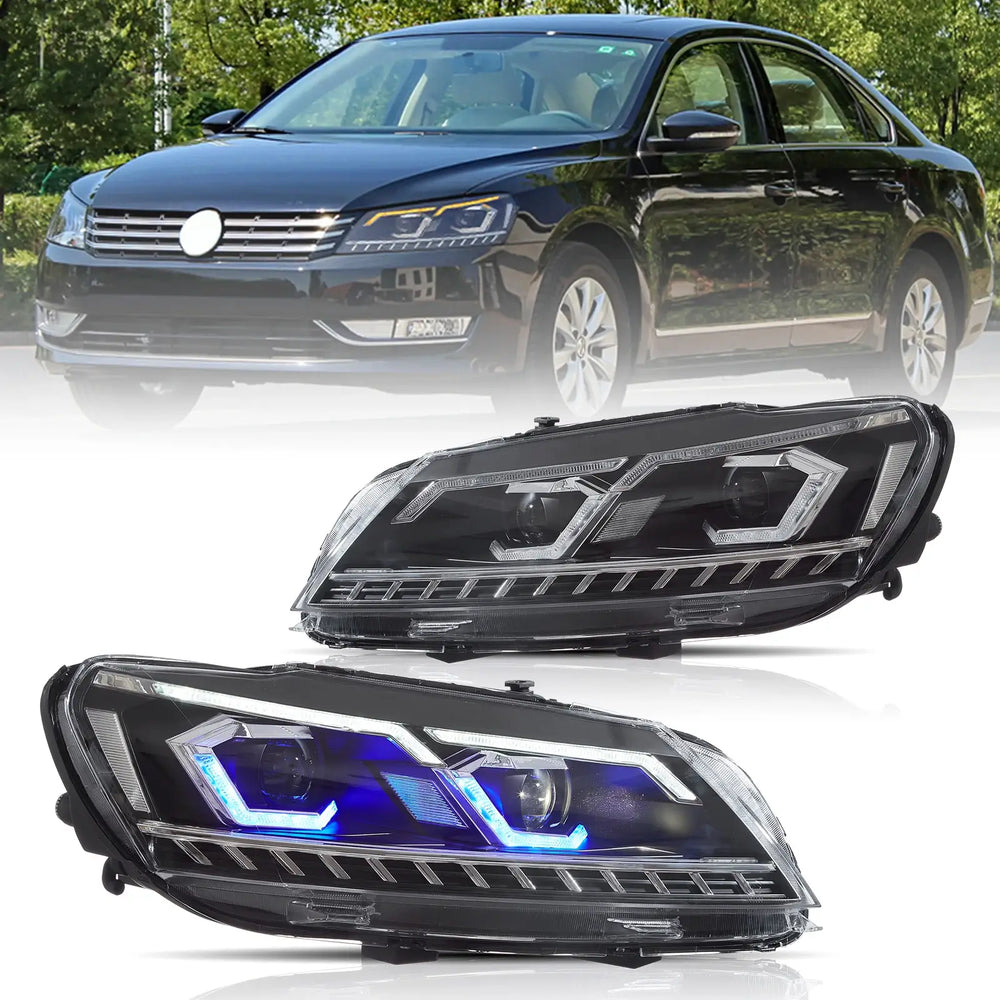 LED Headlight Assembly w/ Sequential Turn Signals
