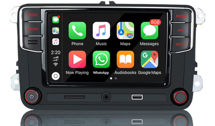 RCD330 PLUS 6.5-Inch Color Touchscreen Car Stereo Head Unit