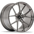 V-FF103 21x9 +35 5x120 Titanium Machined Wheel