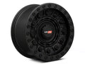 VRD-701 18x9 -18mm Matte Black Simulated Beadlock Wheel