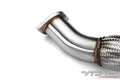 3-Inch 304 Stainless Steel DPF Delete Downpipe