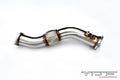 3-Inch 304 Stainless Steel DPF Delete Downpipe
