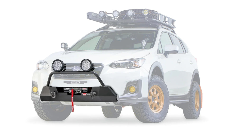 Semi-Hidden Winch Mount With Auxiliary Light Tabs