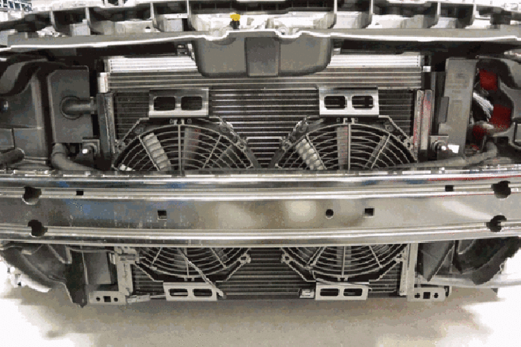 Dual 11-Inch Spal Electric Fan Kit