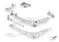 BMW E30 Front Drift Angle Lock Kit
