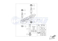BMW E30 Front Drift Angle Lock Kit