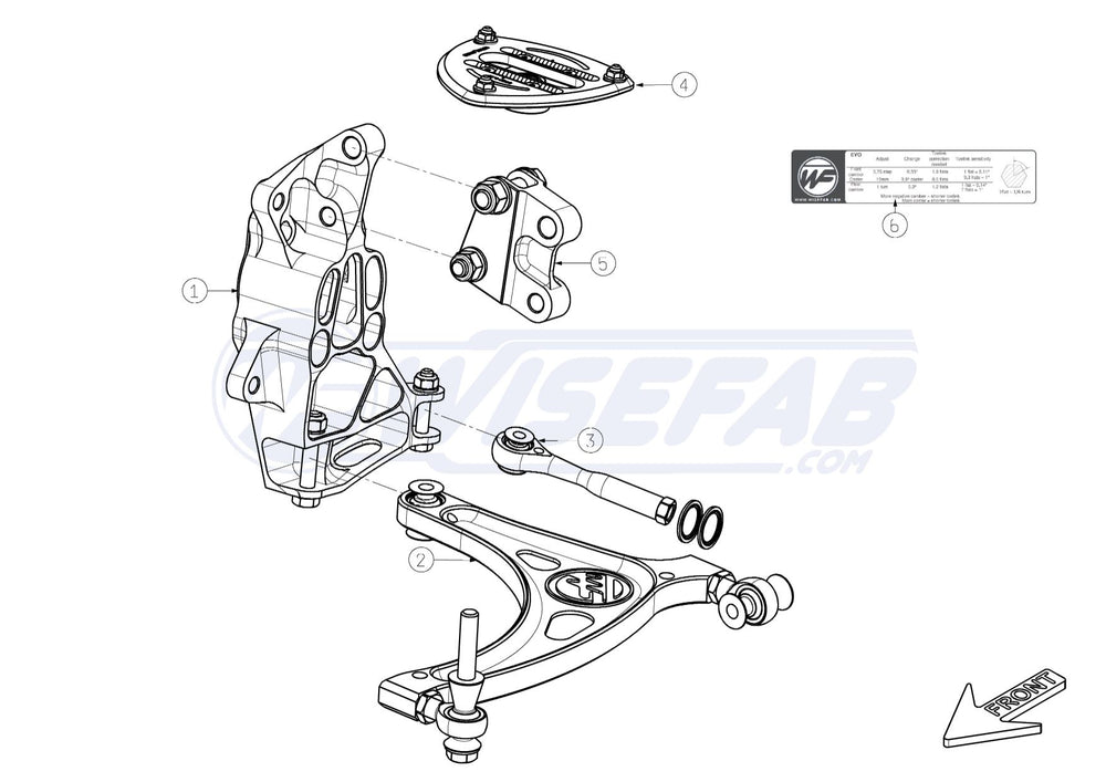 Front Suspension Drop Knuckle Kit