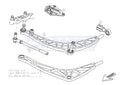 V2 Front Drift Angle Lock Kit for BMW E36