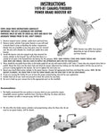 Power Brake Booster Kit with Black Out Adjustable Proportioning Valve