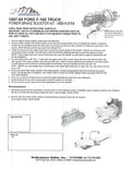 Black-Out Power Brake Booster Conversion Kit with 9"