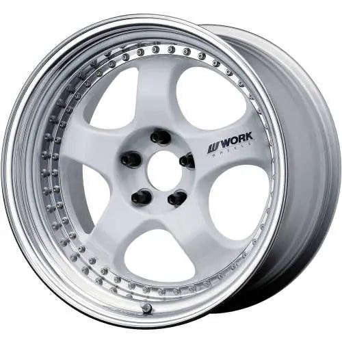 Meister S1 3P 18x9.5 +23 5x4.5 White Wheel