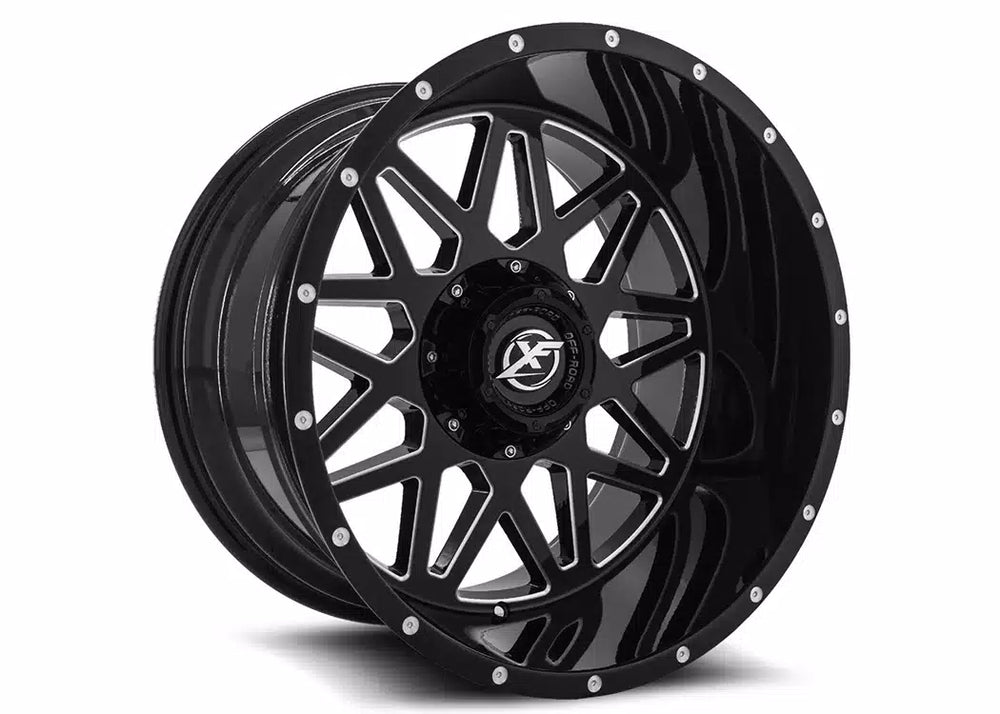 XF-211 20x9 Gloss Black Milled Wheel