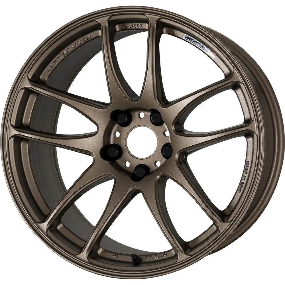 Emotion CR Kiwami 18x9.5 +12 5x4.5 Matte Bronze