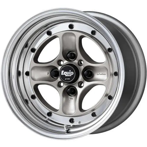 Equip 40 15x9 -3 4x114.3 Brut Silver Alloy Wheel