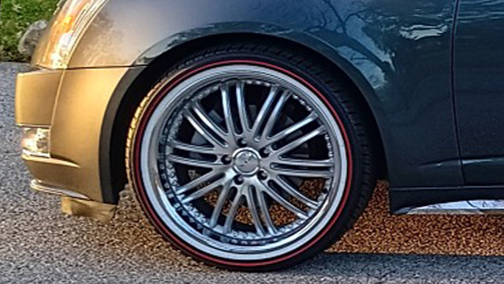 X23 22x9 Silver Machine w/ SS Lip