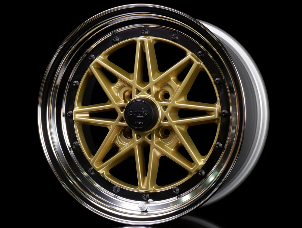 Equip 03 15-Inch 4x100 Gold Spoke