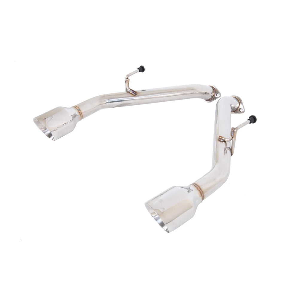 Axle-Back Muffler Delete Exhaust System with 4.5-Inch Tips