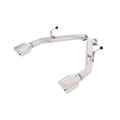 Axle-Back Muffler Delete Exhaust System with 4.5-Inch Tips