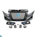 RS3 Style Front Bumper Conversion Kit with Fog Lights