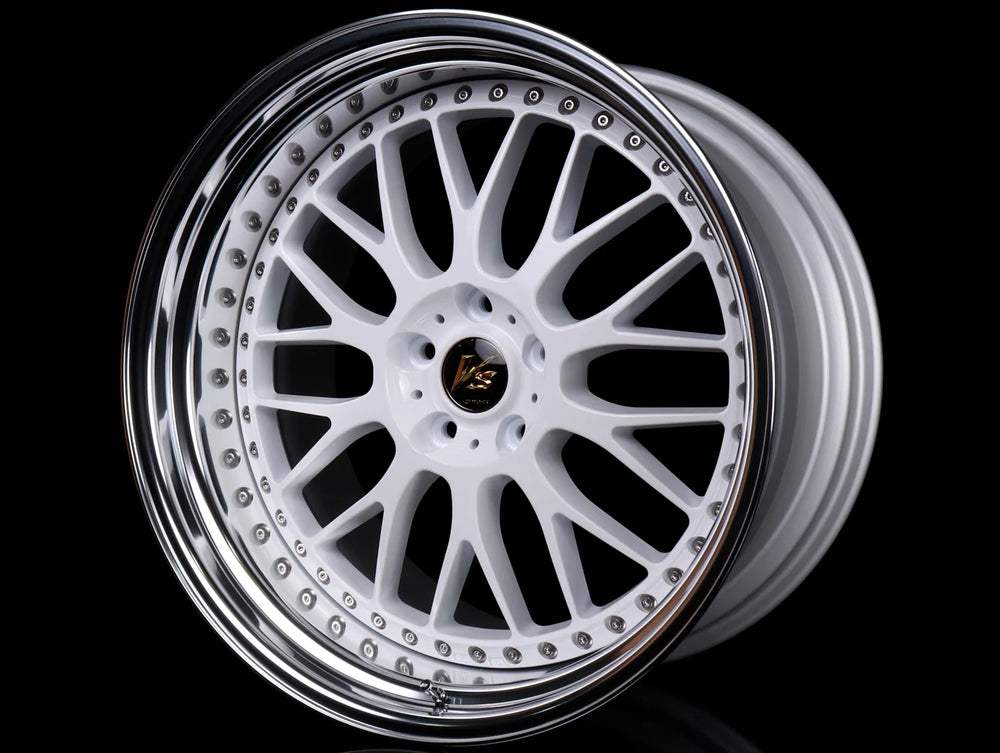 VS-XX 3-Piece Wheel with Anodized Polished Lip