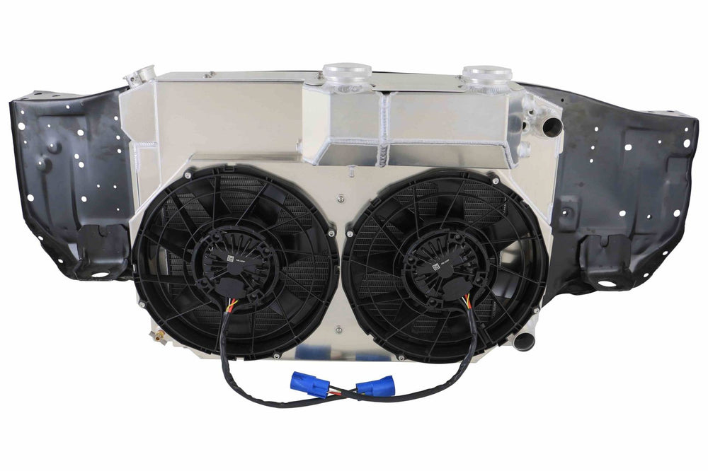 Supercharged Radiator with Dual Spal Fans