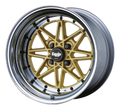 Equip 03 15x8.5 -22mm 4x100 Gold Wheel
