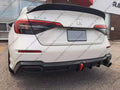 Rear Bumper Diffuser with Red 3rd Brake Light