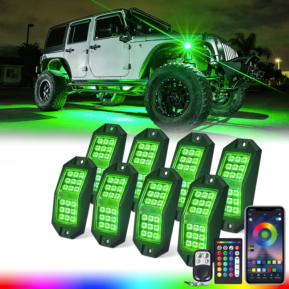 RGBW LED Rock Light Kit