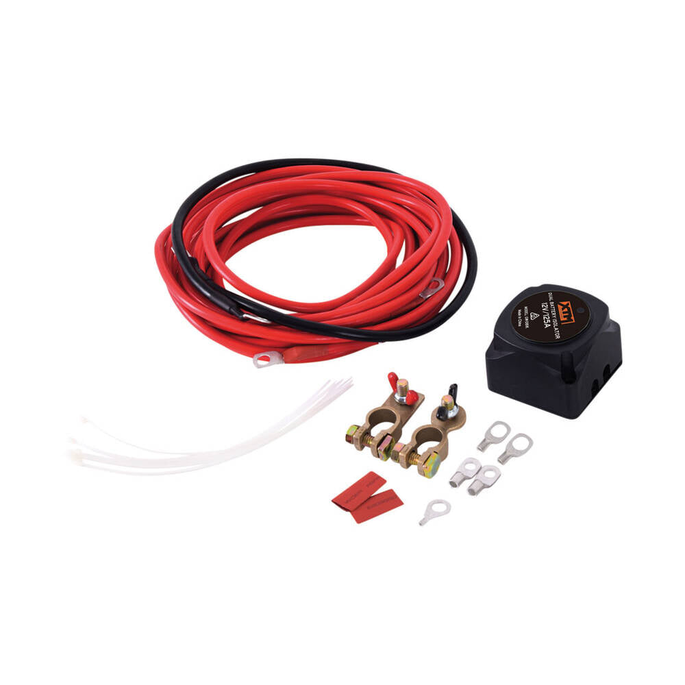12V 125Amp Dual Battery Isolator Kit