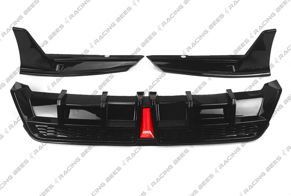 Style Rear Diffuser with Red Third Brake Light