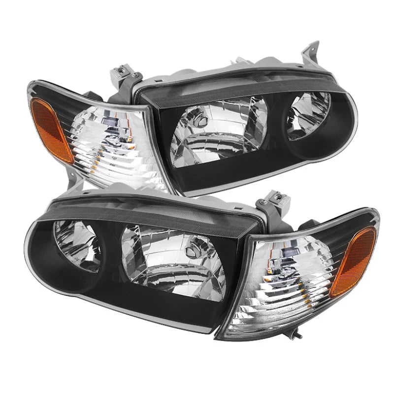 Crystal Headlights w/ Amber Corner Lights
