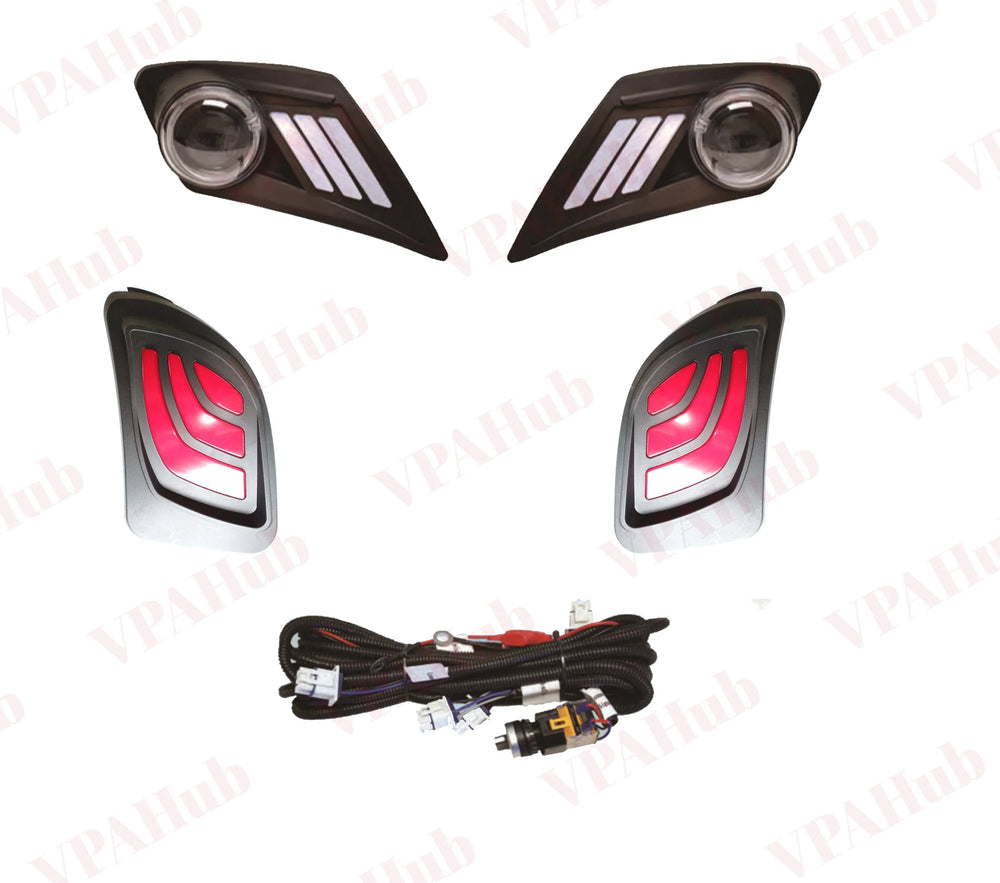 LED Headlight and Taillight Kit with Wiring